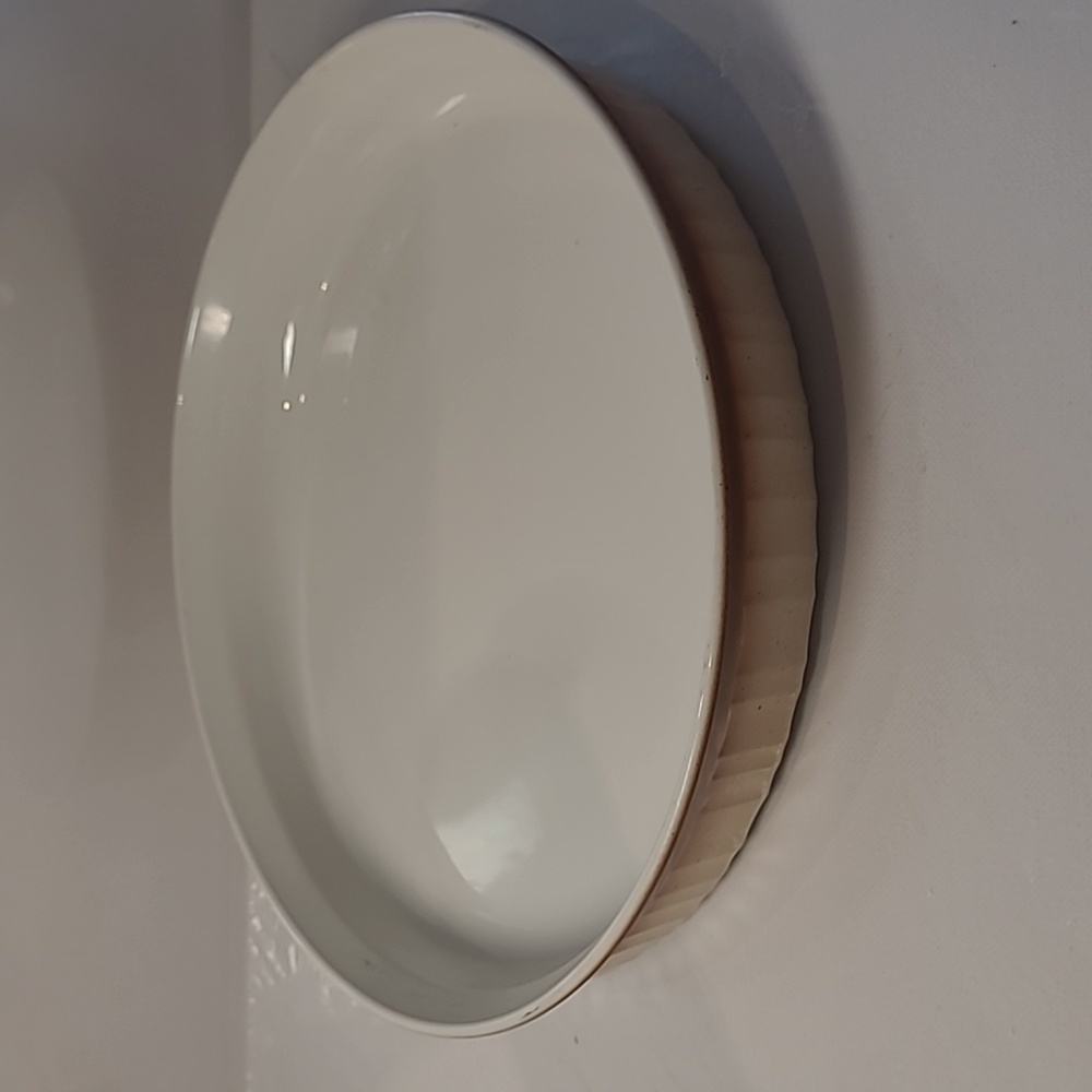 Corningware French white Round Baking dish plate pan F-3-B 24cm